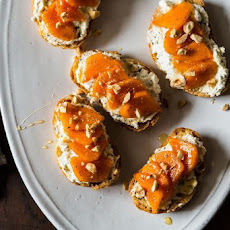 Persimmon Bruschetta