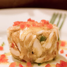 Crab Cakes with Saffron Vinaigrette