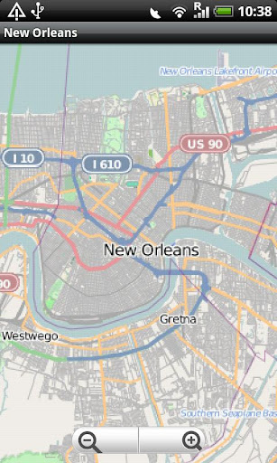 New Orleans Street Map