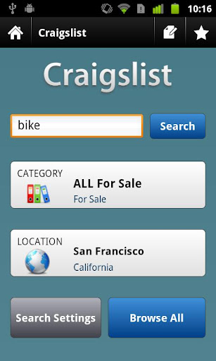 City Shop - Craigslist App