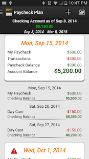 Paycheck Plan (Pro) screenshot for Android