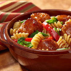 Asian Glazed Fish Pasta