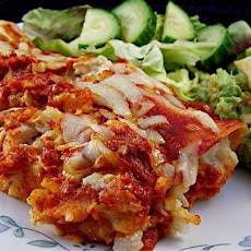 Easy Cheese and Chicken Enchiladas