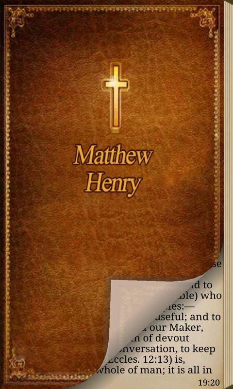 Android application Matthew Henry Commentary Pro screenshort