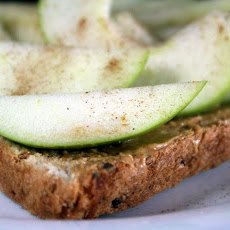 Peanuty Apple Toast