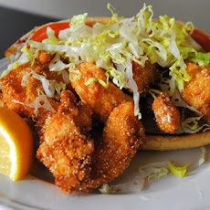 Shrimp Po' Boys with Spicy Homemade Tartar Sauce