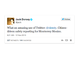 Reconoce Jack Dorsey el ejemplo de participación ciudadana que existe en Monterrey
