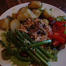 Tuna Nicoise Salad with Parmesan