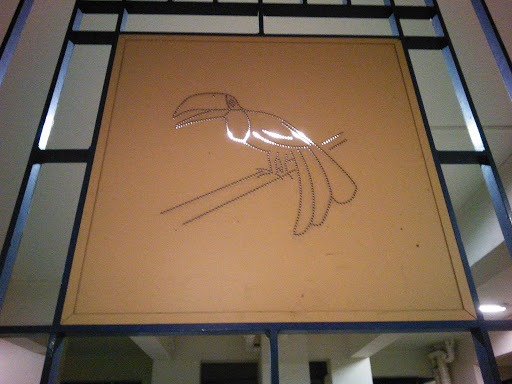 Hornbill Bird Mural