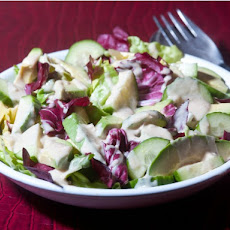 Ripe's Radicchio Salad with Tahini Lemon Drizzle