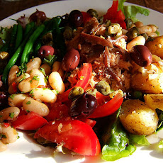 Potato Salad with Olives, Tomatoes, and Capers