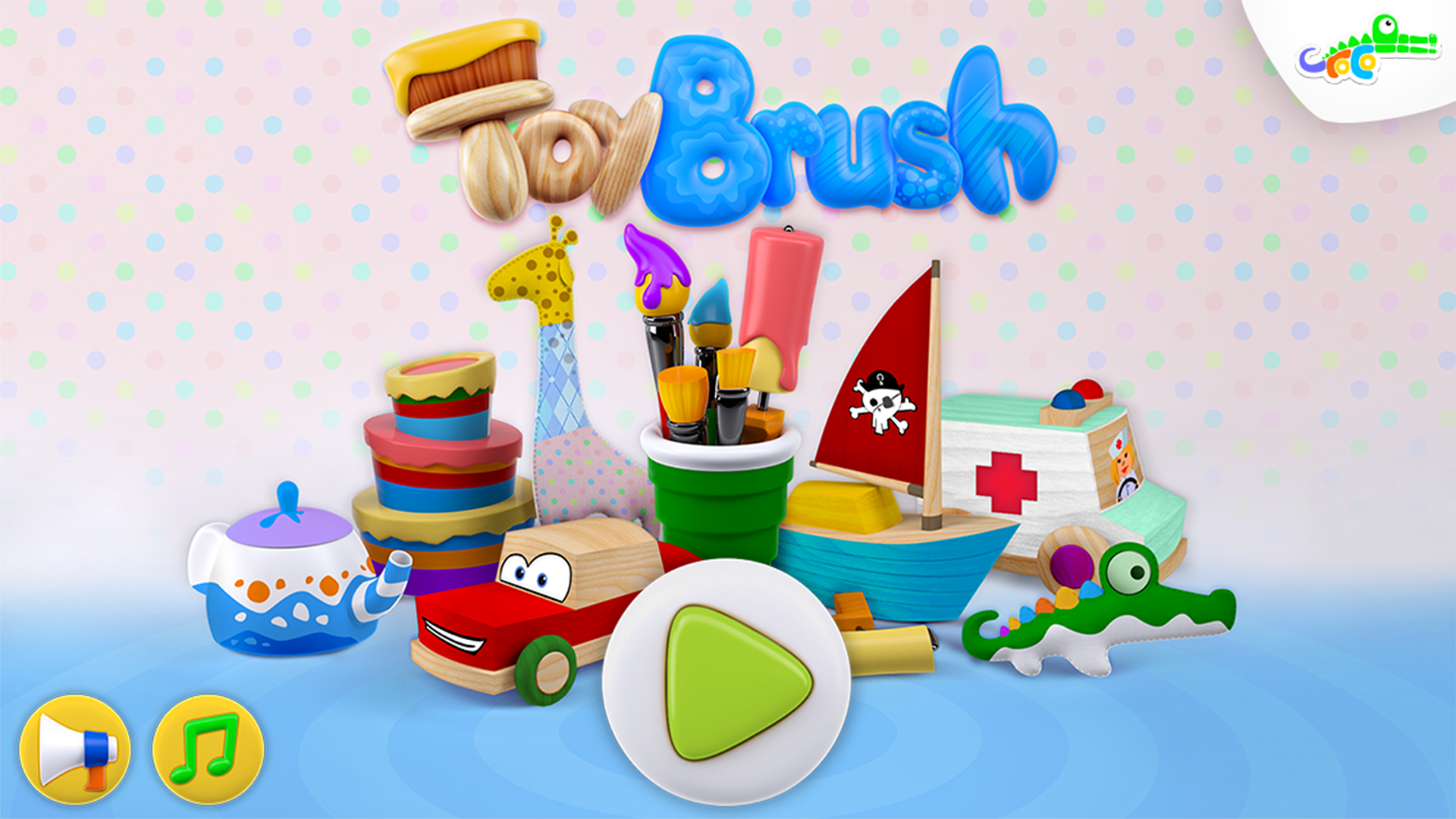 Android application ToyBrush 3D screenshort