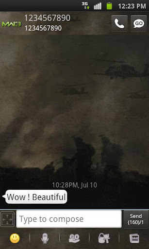 Go sms MW3