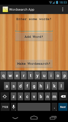 Wordsearch App