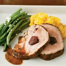 Pork Loin Stuffed with Cranberries and Rosemary