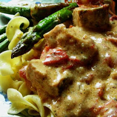 Hot Salami Chicken Stroganoff