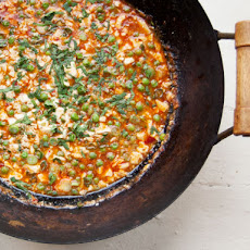 Vegetarian Mapo Tofu with Peas