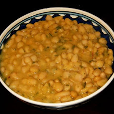 Fassuliah K'dra -- Beans With Saffron (Morocco - North Africa)