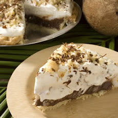 Coconut (Haupia) and Chocolate Pie