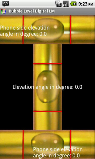 Bubble Level Digital Silver