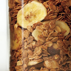 Coffee, Hazelnut, and Banana Granola