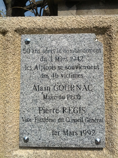 Le Pecq, Commémoration Du 3 Mars 1942
