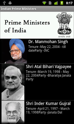 Indian Prime Ministers