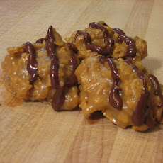Peanut Butter/Corn Flakes Cookies