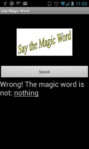 Say The Magic Word