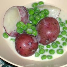 Creamed Peas and New Potatoes