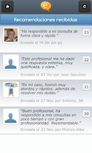 Red social de abogados Screenshot