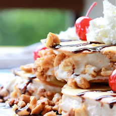 Banana Split Ice Cream Sandwich