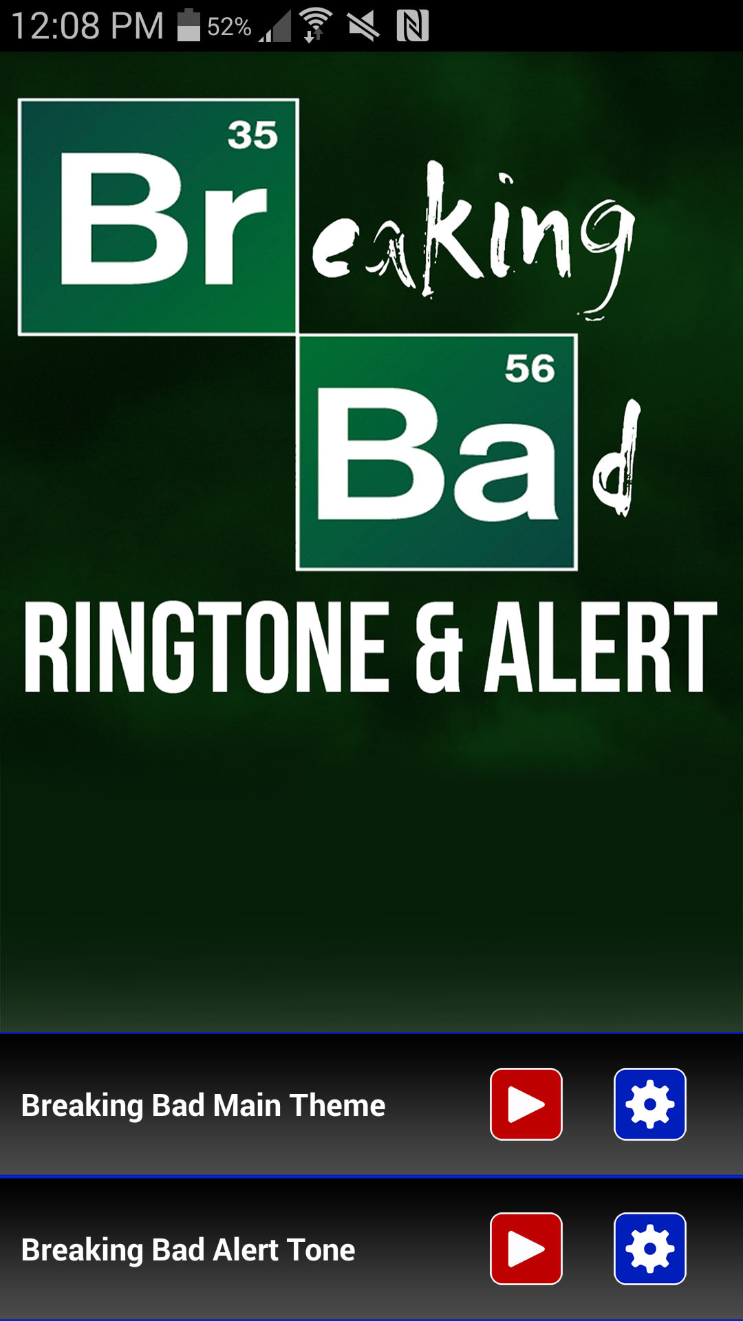 Android application Breaking Bad Ringtone screenshort