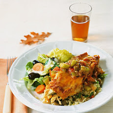 Orange Rice with Mushrooms