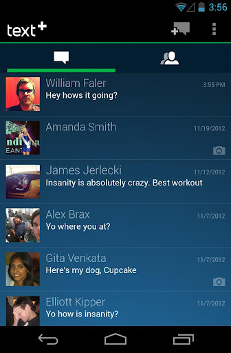 textplus-int-l-free-messaging for android screenshot