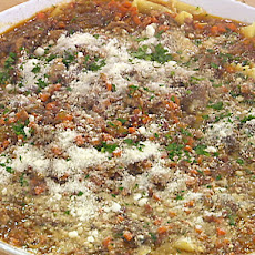 Homemade Pasta Squares with Oxtail Sauce