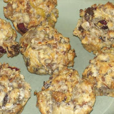 Sausage Balls With Apples and Craisins