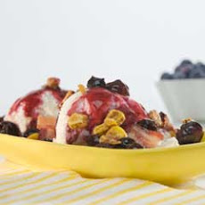 Indy Sundaes With Blueberries, Corn & Bacon