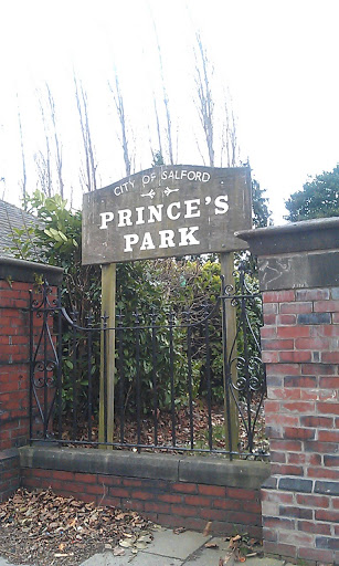 Prince's Park Entrance Sign