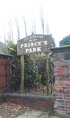 Prince's Park Entrance Sign
