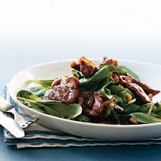 Sliced Steak with Arugula