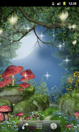 Mystical Mushroom Forest LWP