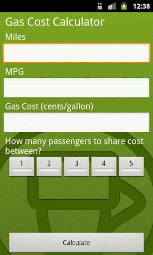 Gas Petrol Price Calculator