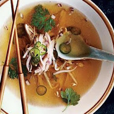 Pan Fried Tofu with Spicy Ginger Soup