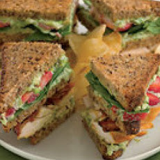 Triple-Decker Strawberry-Chicken Club Sandwiches