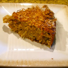 Gluten-Free Coconut Banana Cake with Walnuts