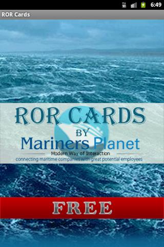 ROR Cards Free