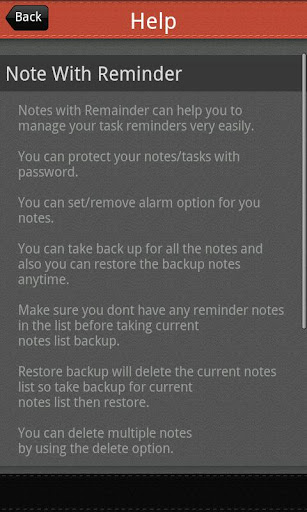 Notes With Reminder