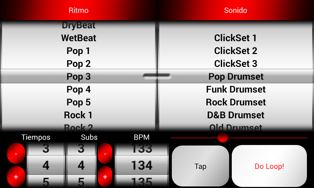 Android application Acoustic Drum Machine screenshort