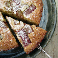 Gluten-free Rhubarb, Lemon And Almond Cake